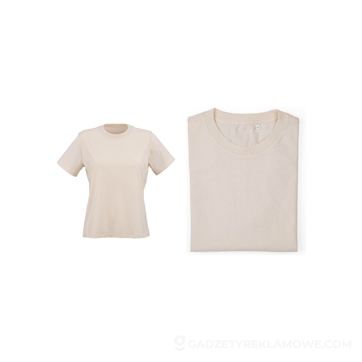 Copacabana W Women's jersey t-shirt. 100% organic cotton. 165gsm - Beige