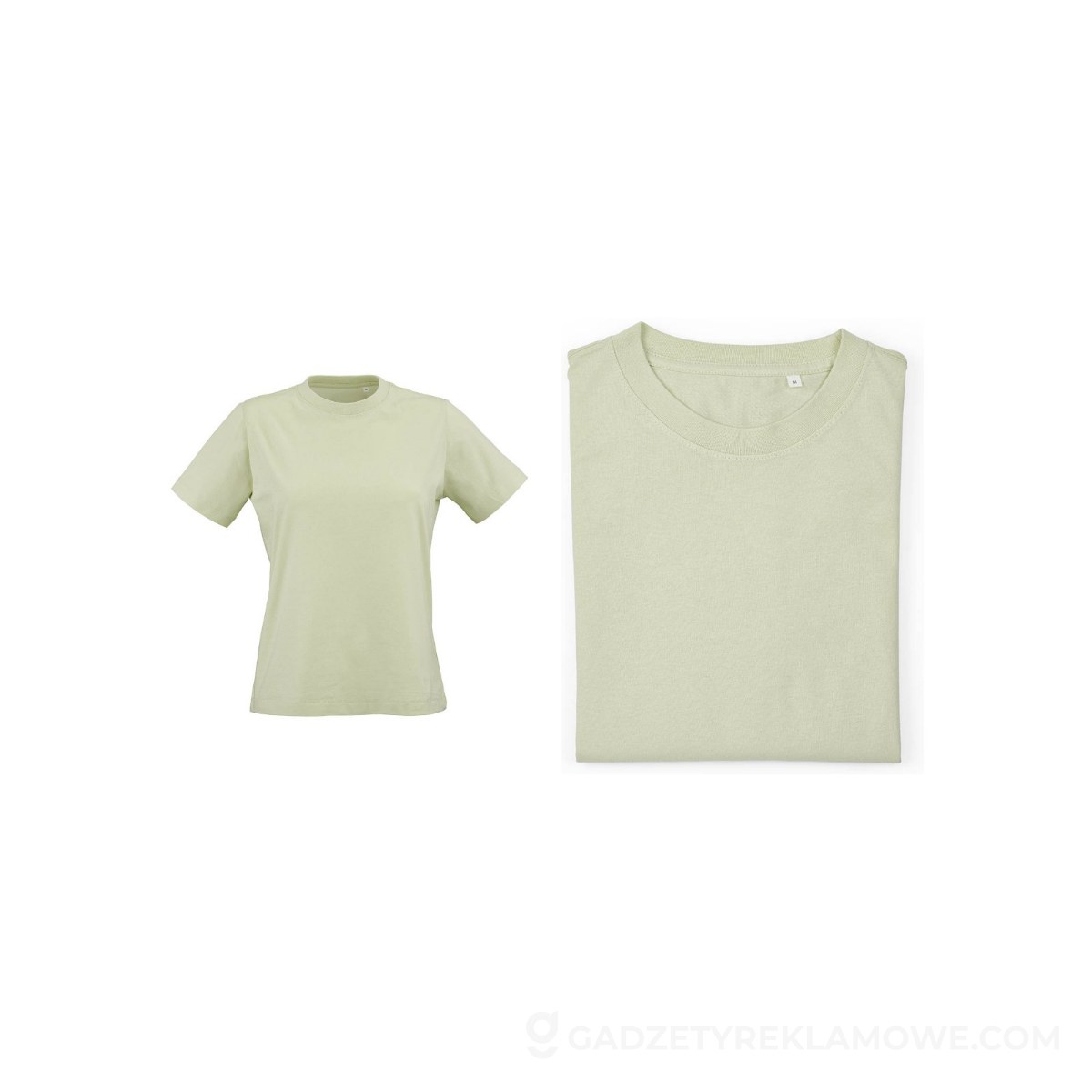 Copacabana W Women's jersey t-shirt. 100% organic cotton. 165gsm - Pastel green