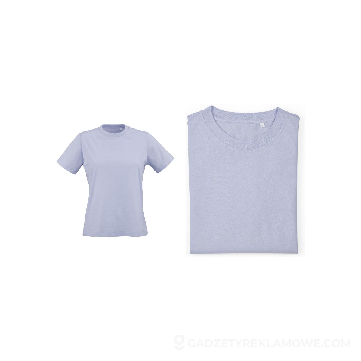 Copacabana W Women's jersey t-shirt. 100% organic cotton. 165gsm - Pastel blue