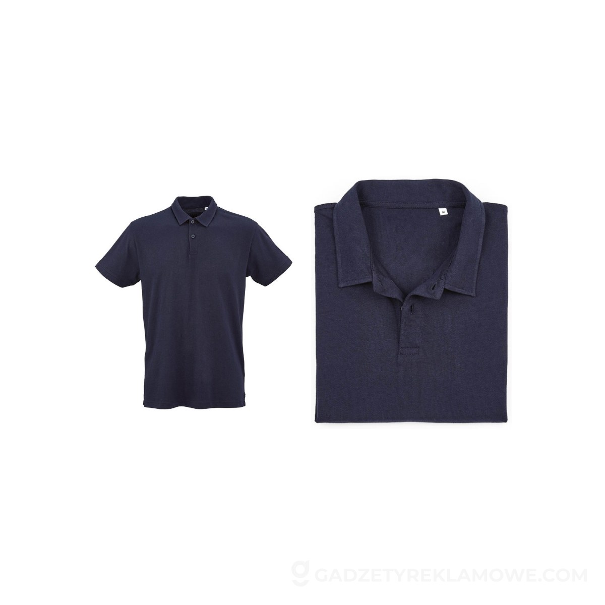 Ipanema short sleeve jersey polo shirt. 100% org. cotton. 160gsm - Navy blue