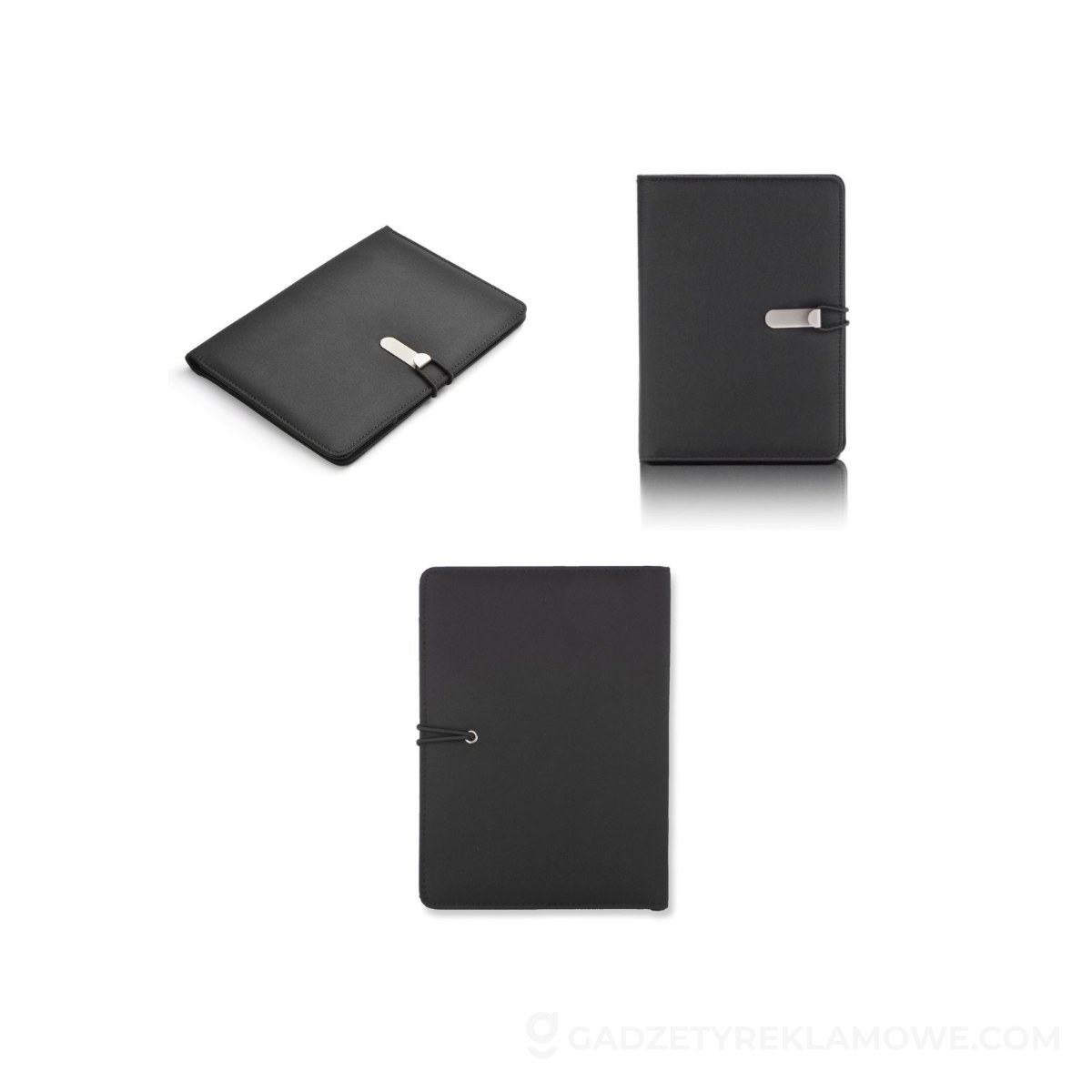 ASG-07150-000-wariantu-watermark Teczka konferencyjna HOOK A5 - czarna