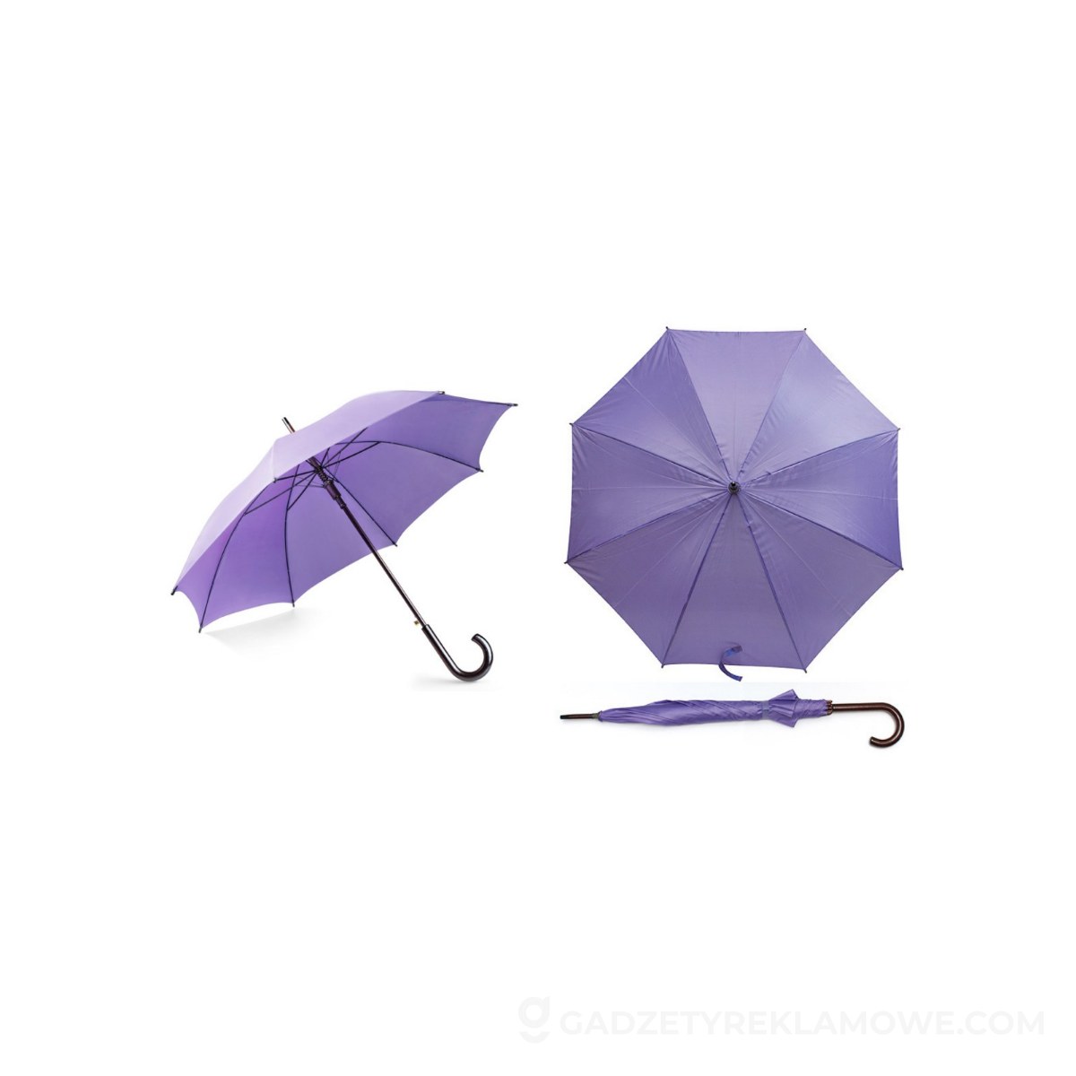 Parasol STICK - fioletowy
