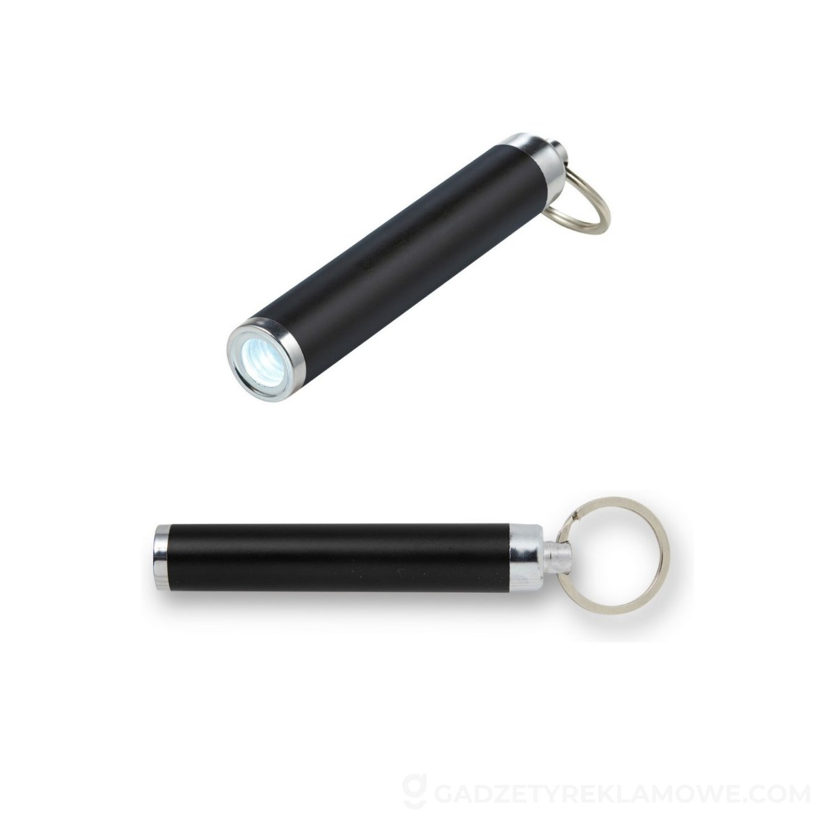 Brelok do kluczy, lampka LED - czarna
