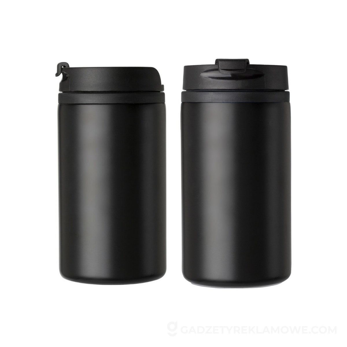 Kubek termiczny 300 ml z wnętrzem z PP - czarny