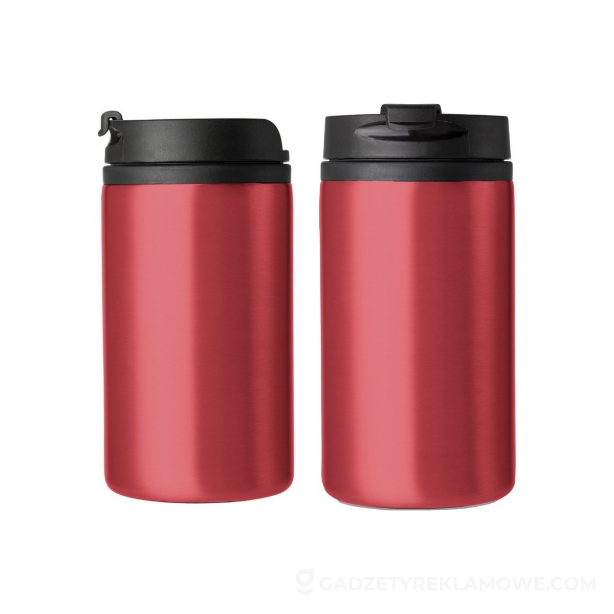 Kubek termiczny 300 ml z wnętrzem z PP - czerwony