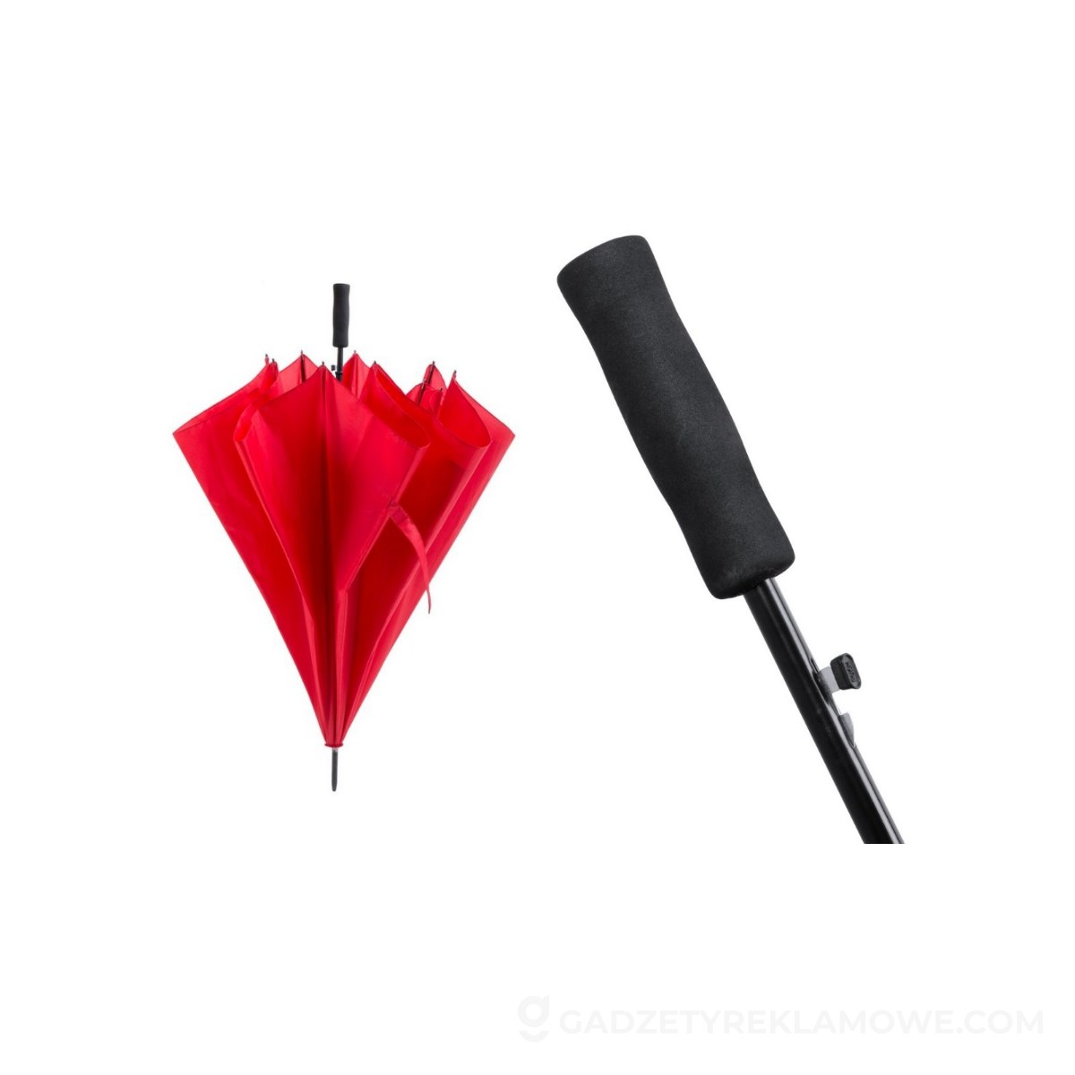 AXP-V0721-05-wariantu-watermark Duży wiatroodporny parasol automatyczny - czerwony