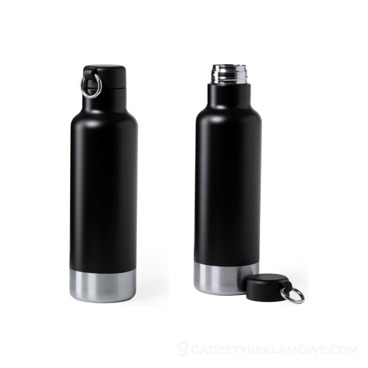 Butelka sportowa 750 ml - czarna