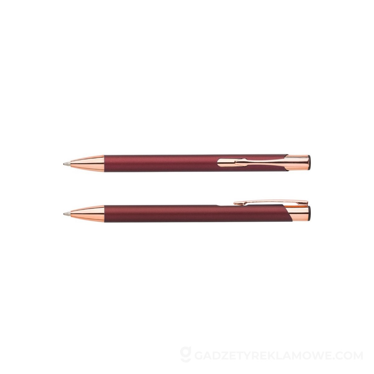 Długopis matowy - burgund