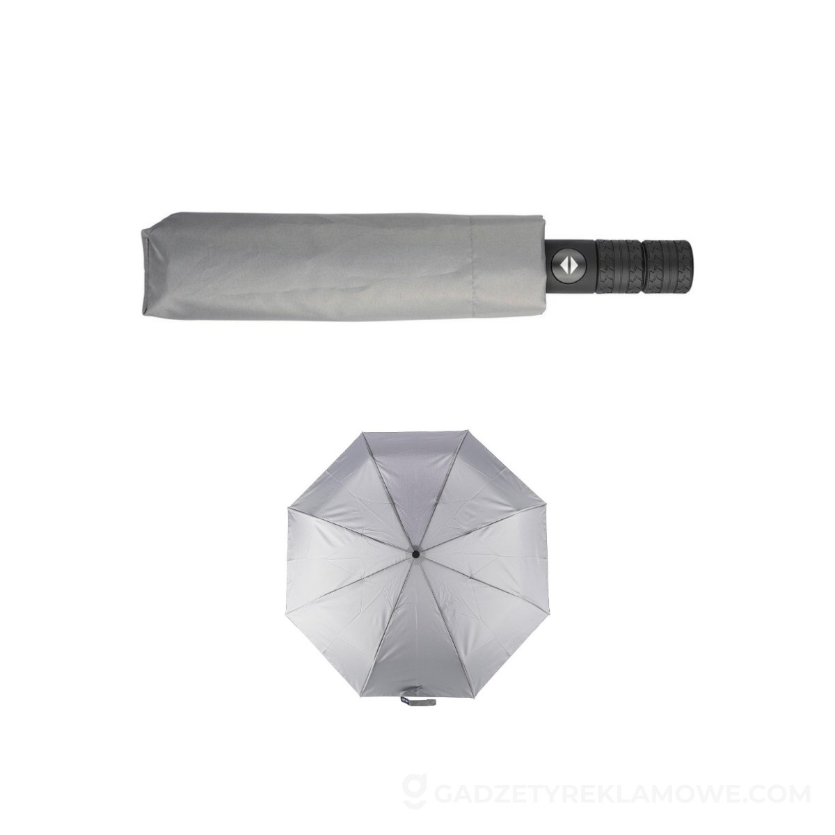 Parasol automatyczny RPET - szary