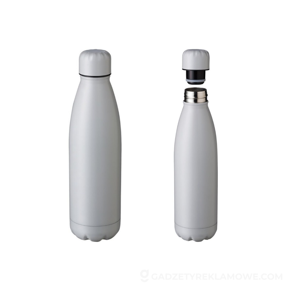Butelka termiczna 500 ml - szara