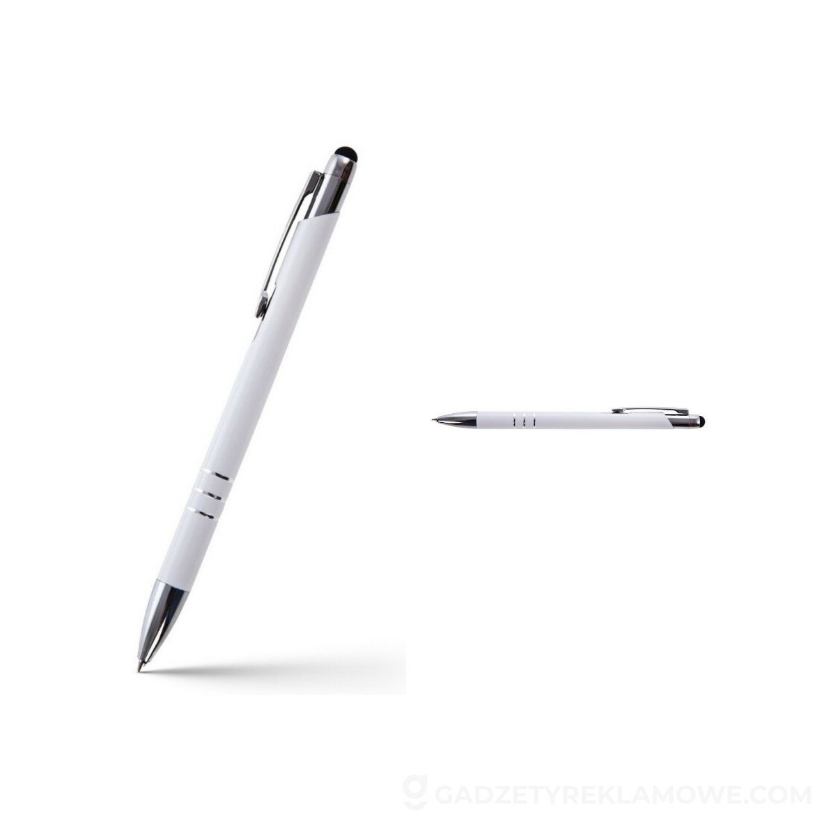 Długopis, touch pen | Zachary - biały