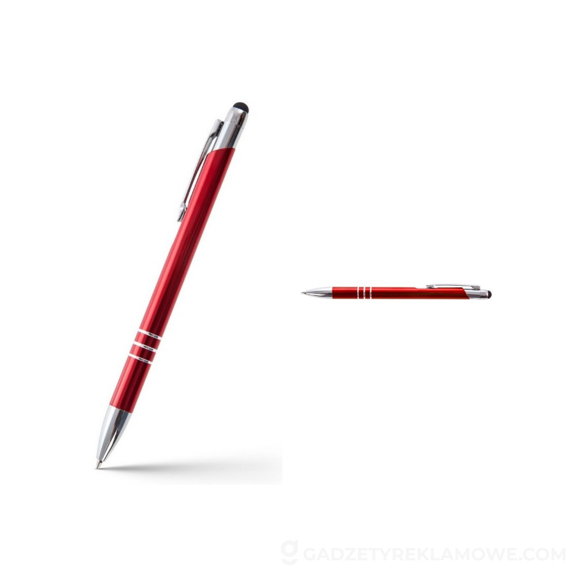 Długopis, touch pen | Zachary - czerwony