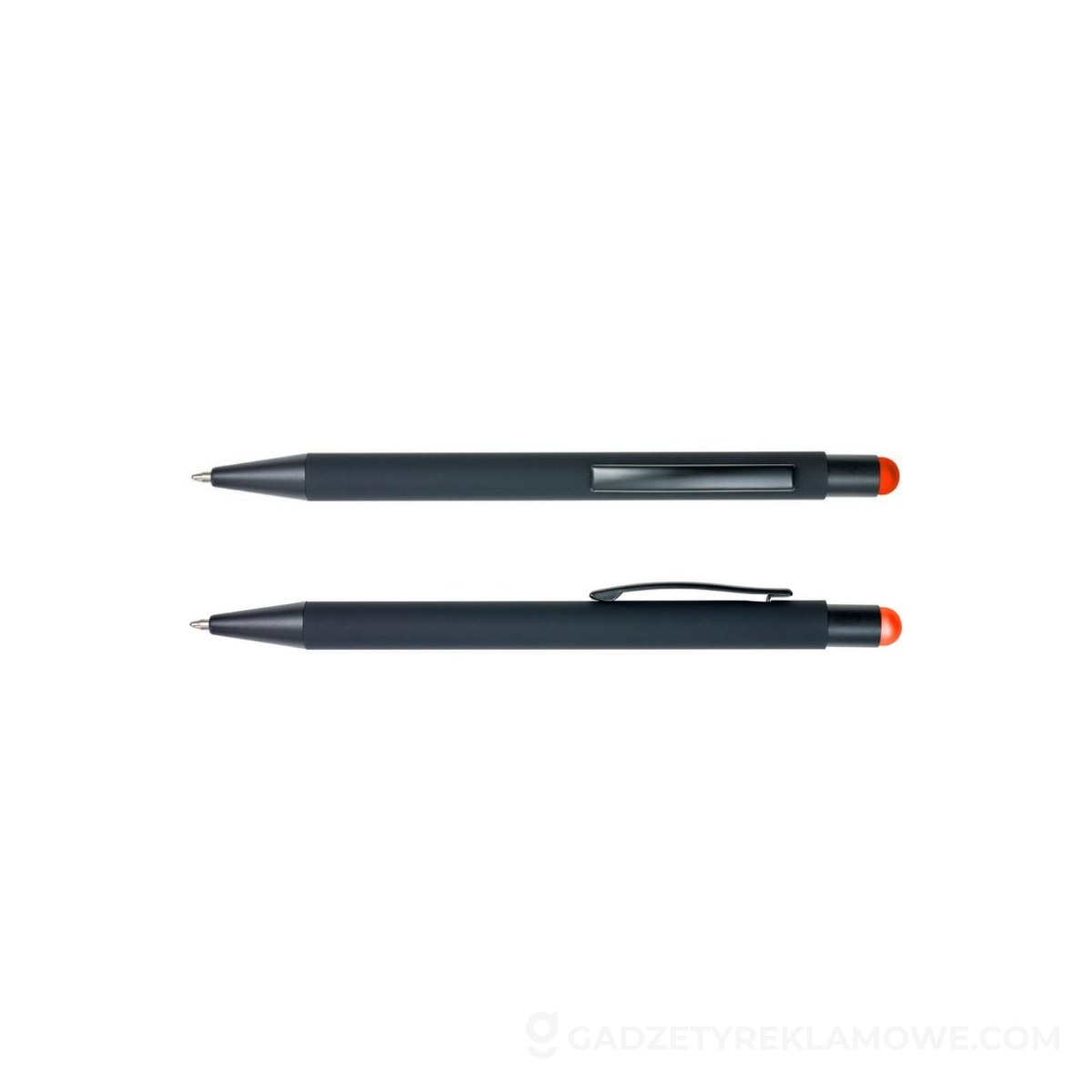 Długopis, touch pen - pomarańczowy