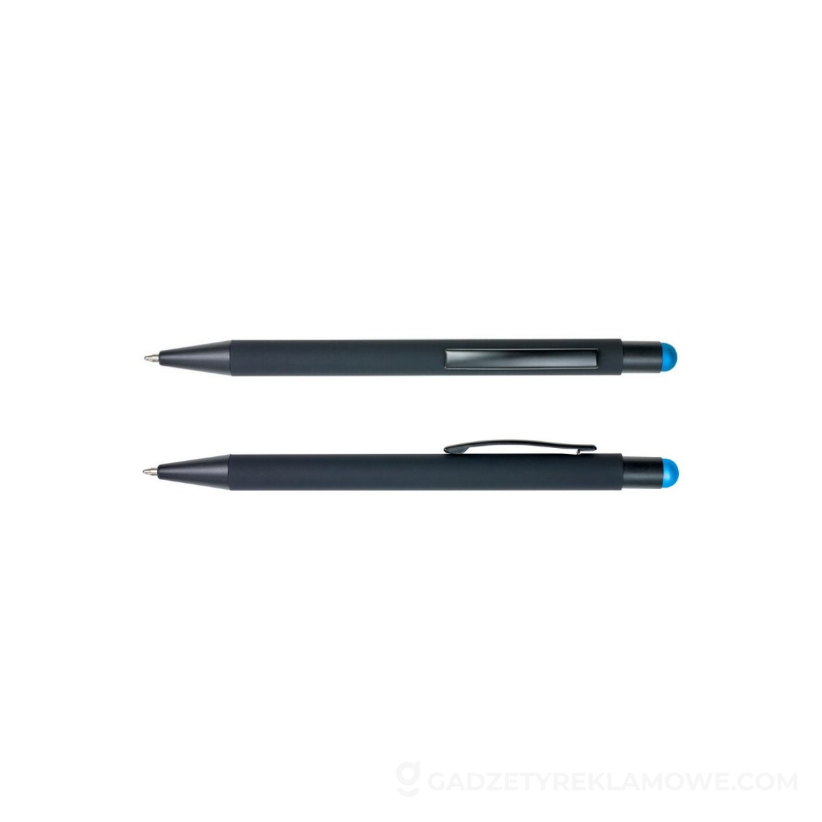 Długopis, touch pen - błękitny