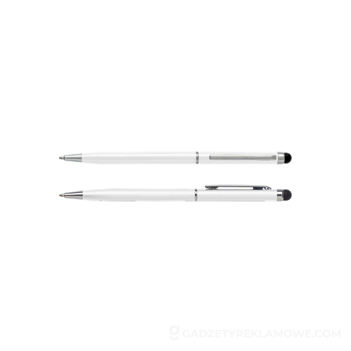 Długopis, touch pen - biały