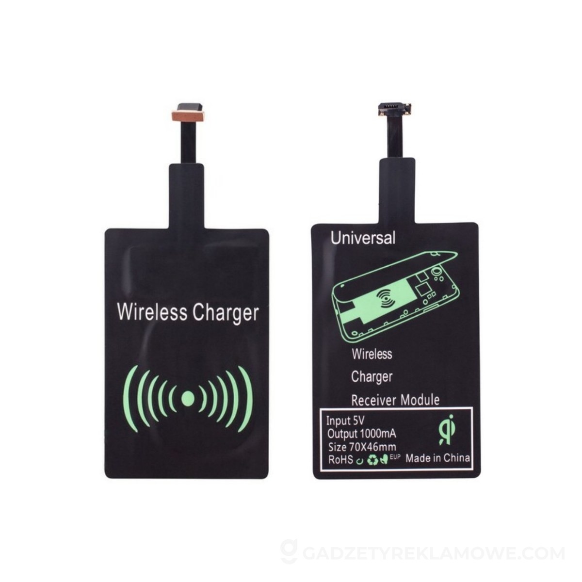 AXP-V3948-03-wariantu-watermark Adapter do ładowania bezprzewodowego - czarny