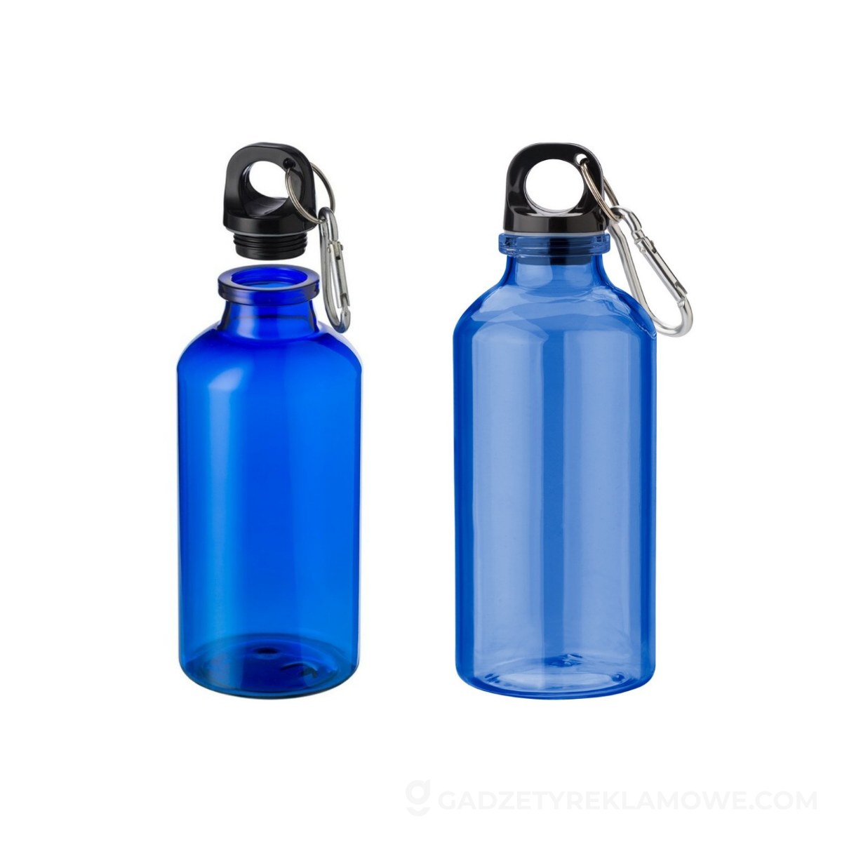 Butelka sportowa 400 ml z RPET - błękitna