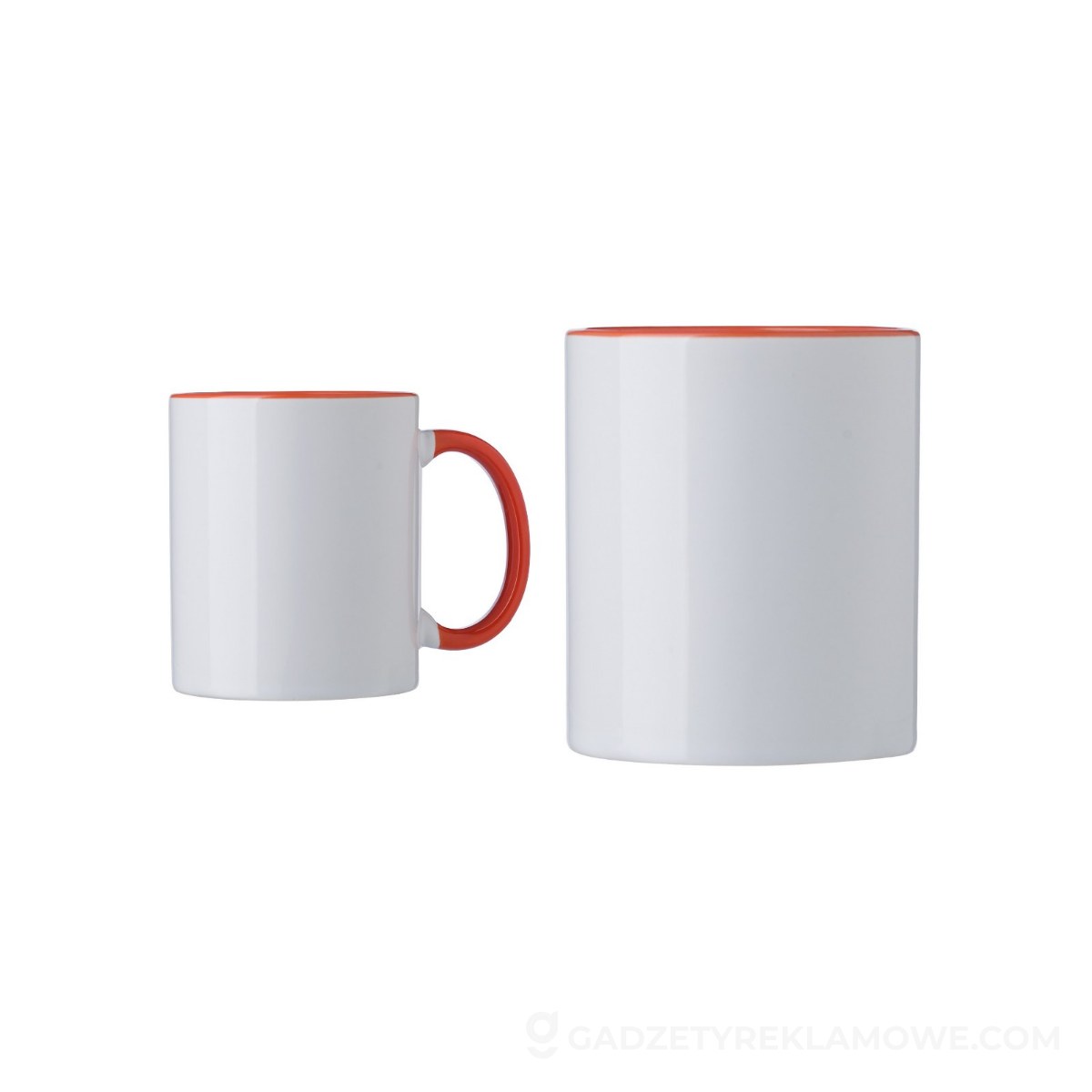 Kubek ceramiczny 300 ml do sublimacji - pomarańczowy