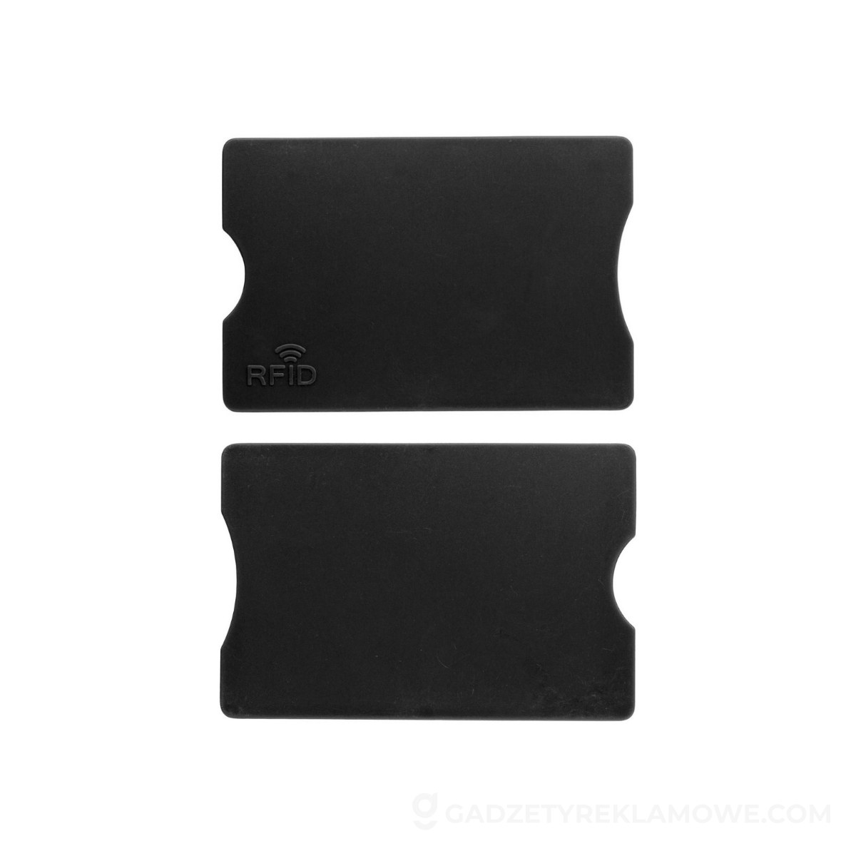 Etui na kartę kredytową, ochrona RFID - czarne