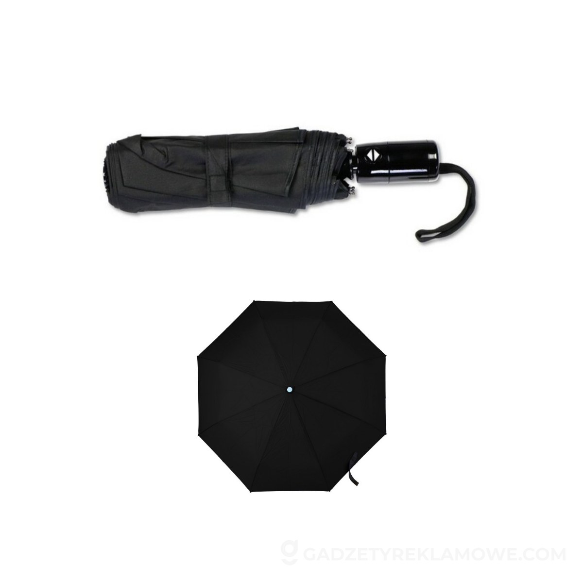 Parasol automatyczny, składany - czarny