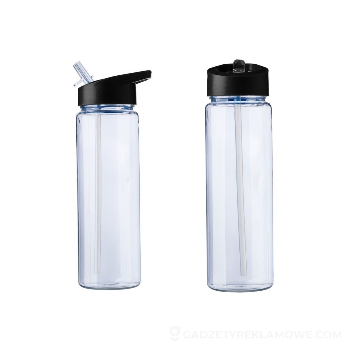 Butelka sportowa rPET 750 ml - czarna