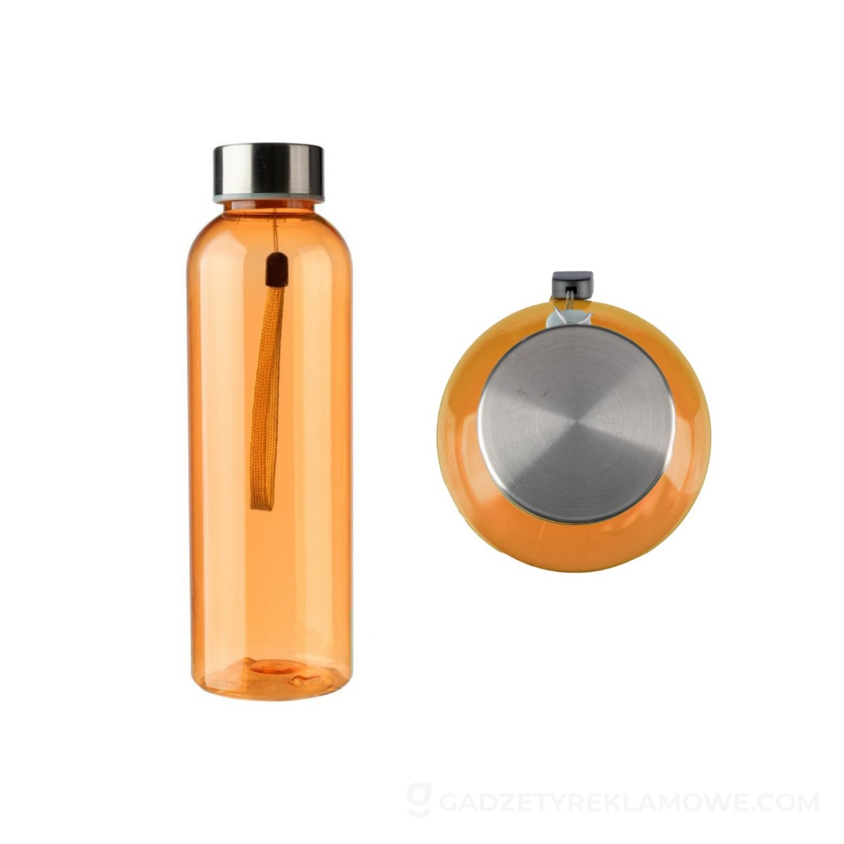 Butelka sportowa RPET 500 ml - pomarańczowa