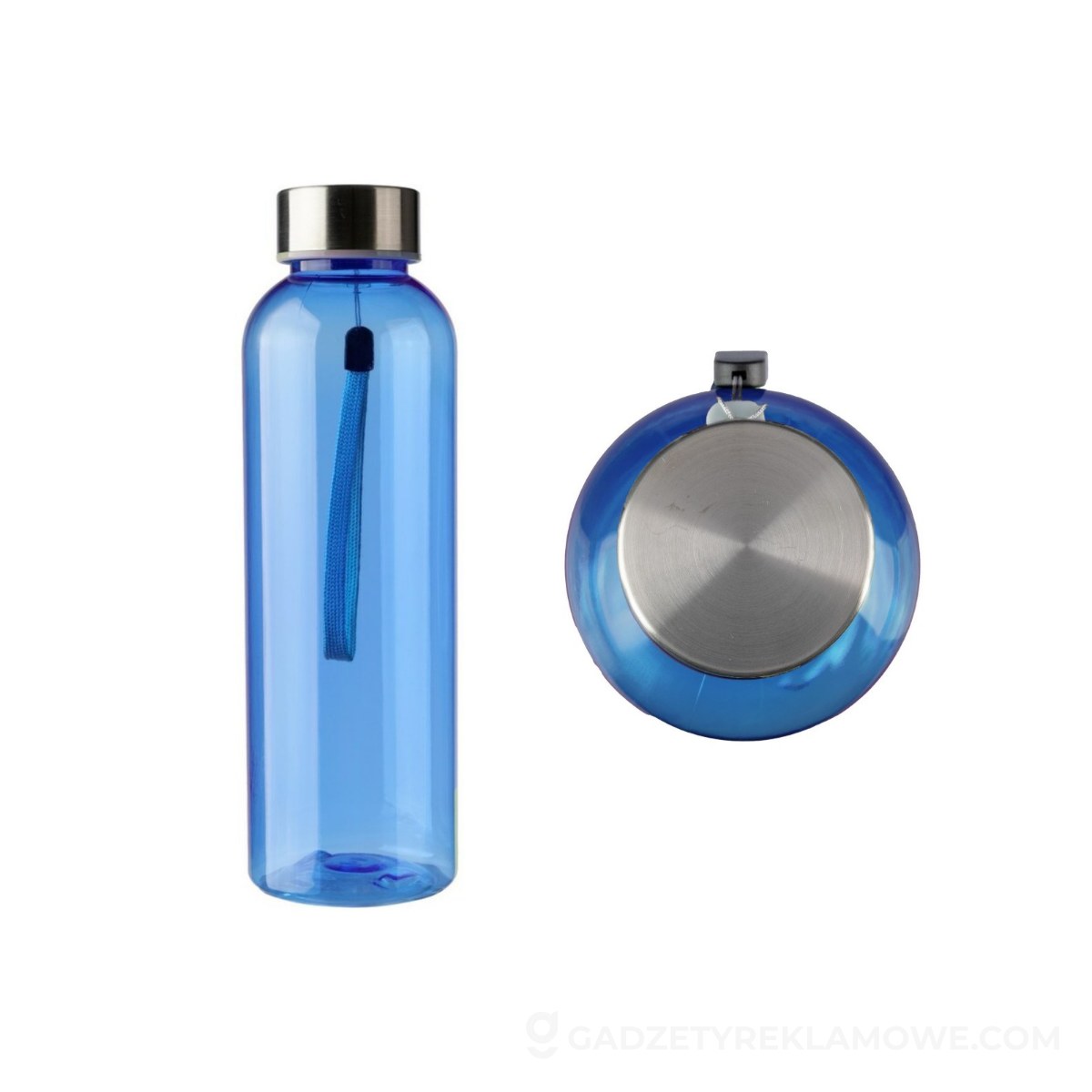 Butelka sportowa RPET 500 ml - niebieska