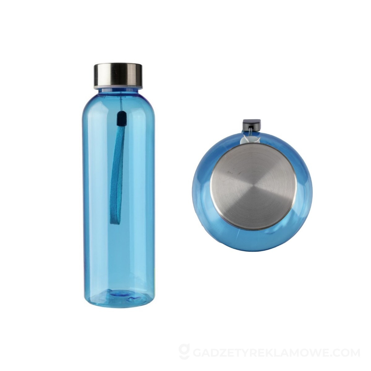 Butelka sportowa RPET 500 ml - błękitna