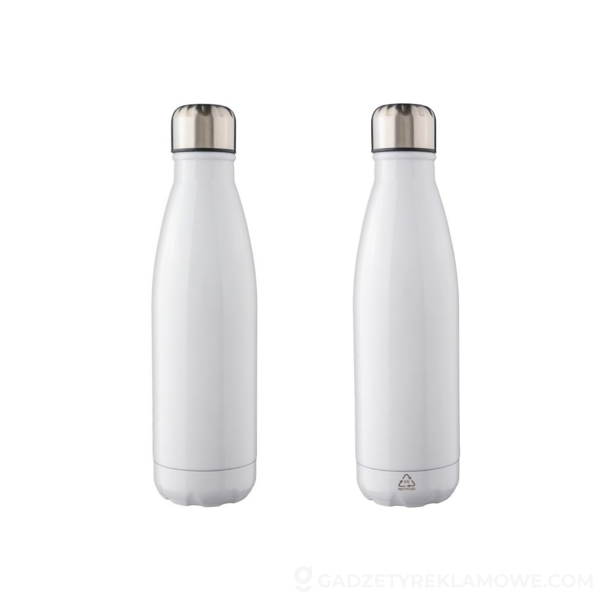 Butelka sportowa 650 ml - biała