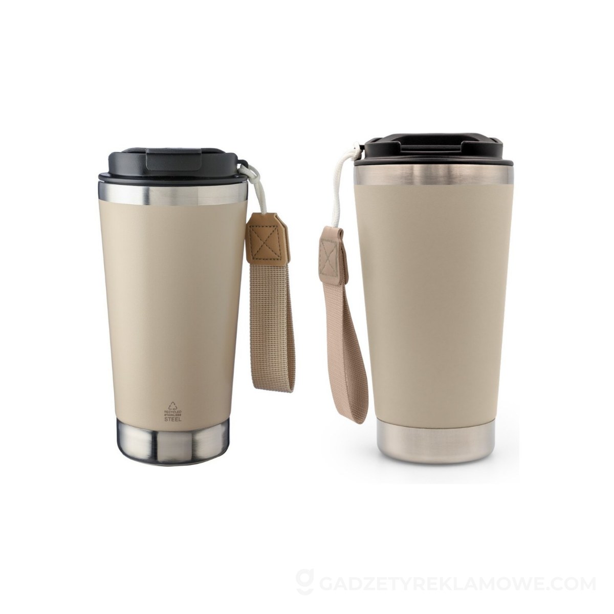 Kubek termiczny próżniowy 500 ml - neutralny