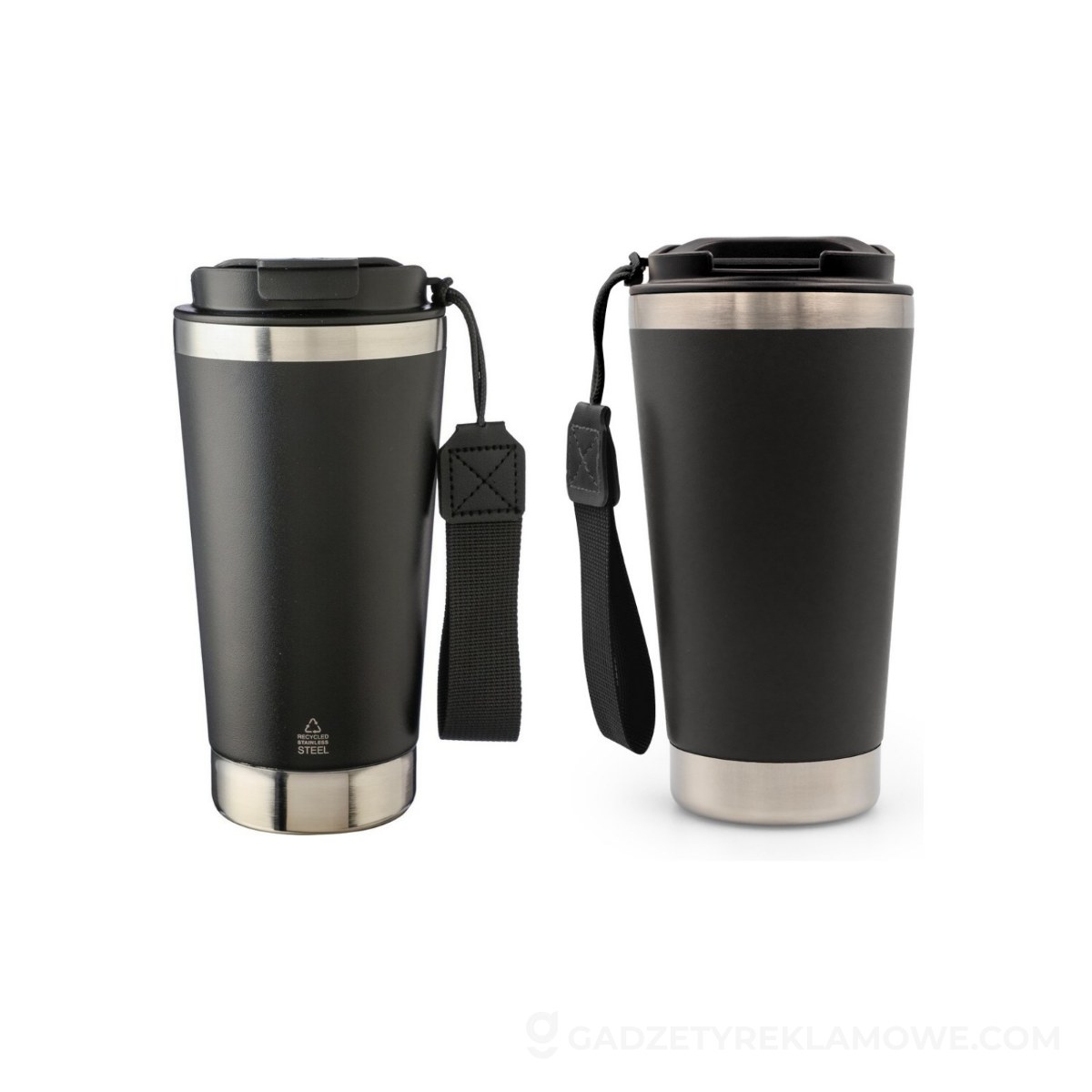 Kubek termiczny próżniowy 500 ml - czarny