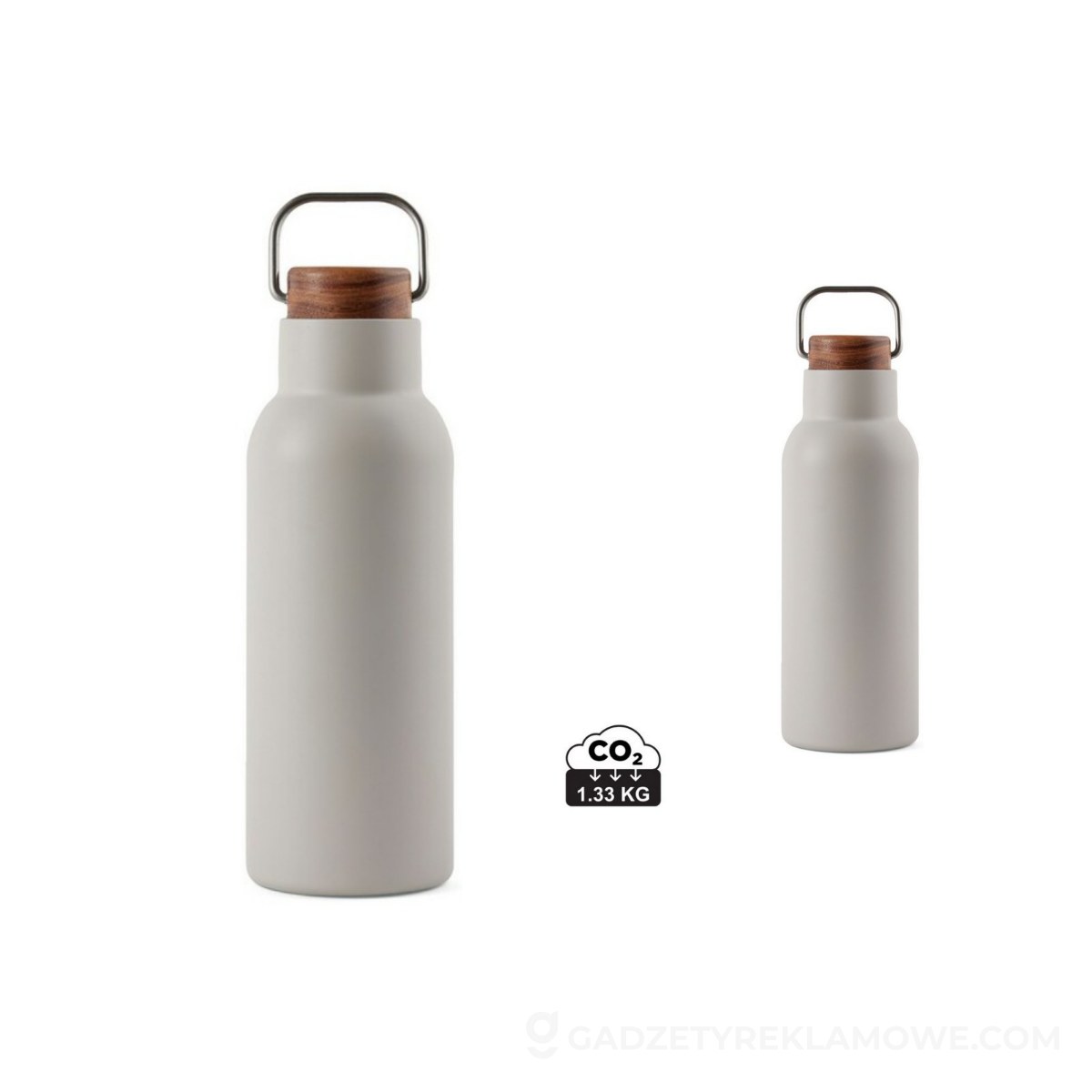 Butelka termiczna 580 ml VINGA Ciro - szara