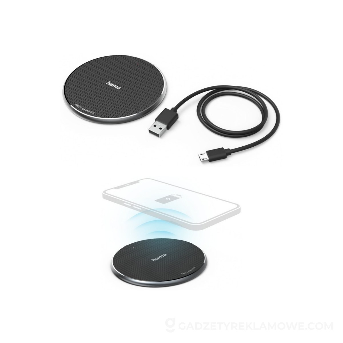 AXP-VH035-03-wariantu-watermark Ładowarka bezprzewodowa 10W Hama - czarna