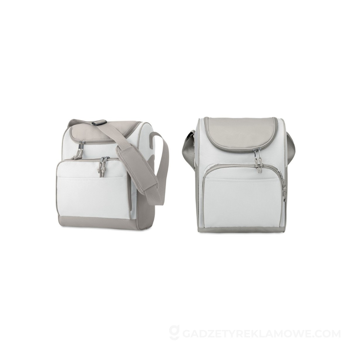 IT3101-06-wariantu-watermark Torba izotermiczna z kieszenią ZIPPER - biała