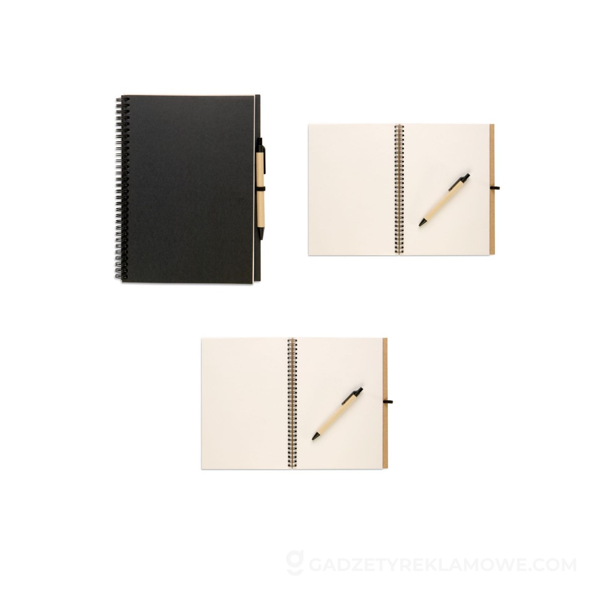 Notes z długopisem BLOQUERO PLUS - czarny