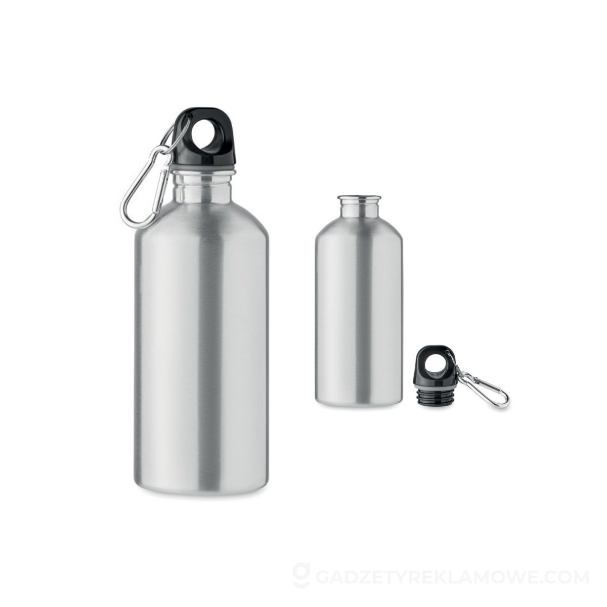 Gadżety reklamowe Jawor 11 Butelka z pojedynczą 500ml REMID MOSS - srebrna