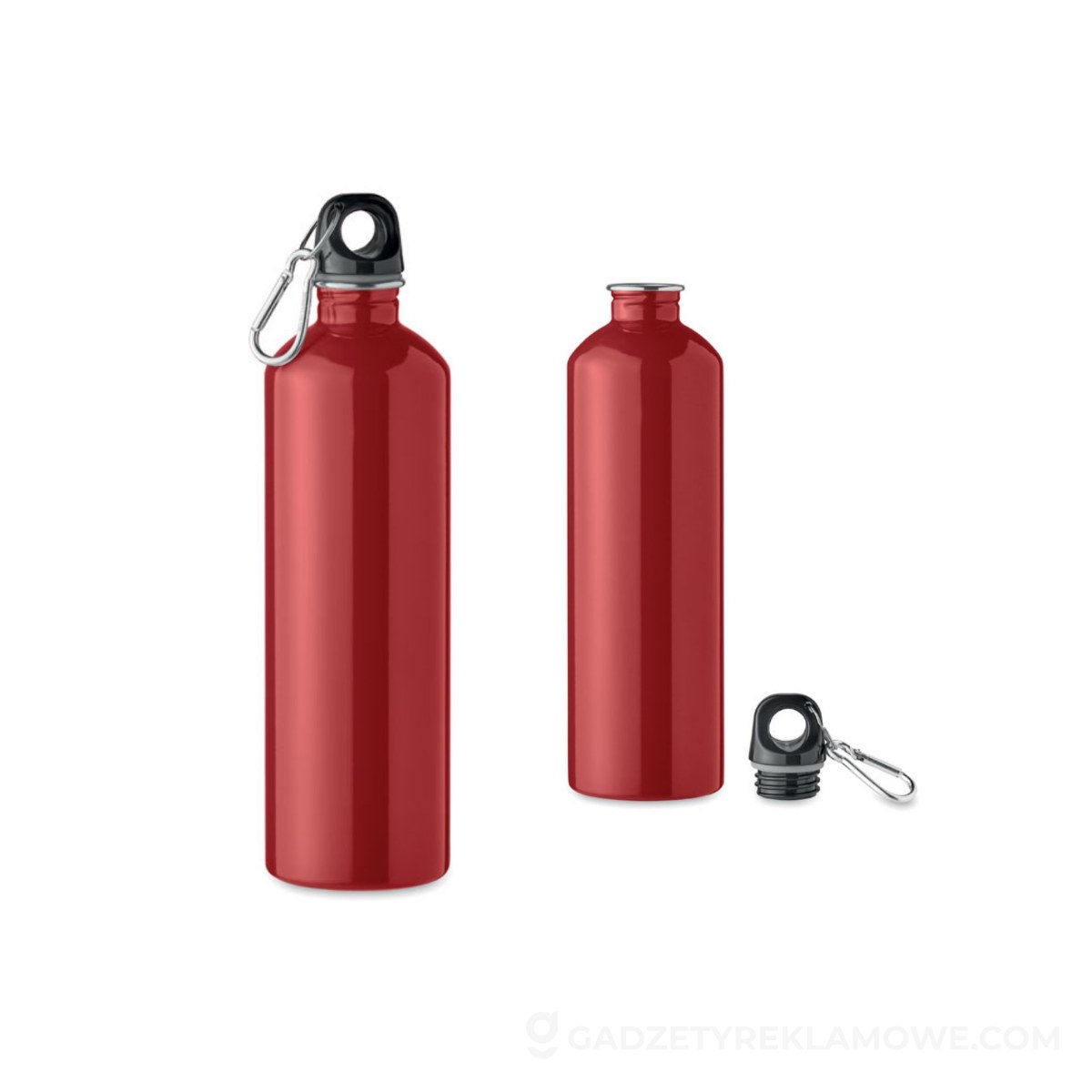 Butelka z pojedynczą 750ml REBIG MOSS - czerwona