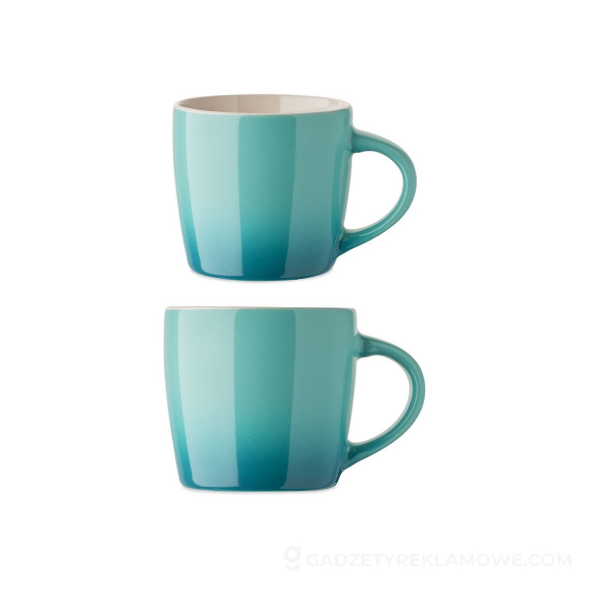 Kubek ceramiczny 300 ml Peze - turkusowy