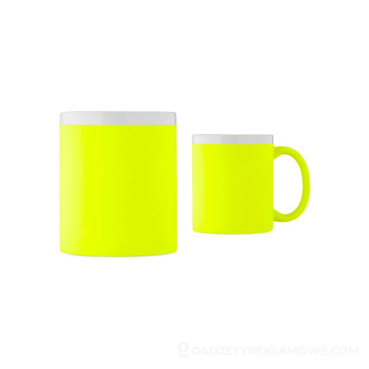 Kubek ceramiczny 300ml MUGIVA - fluorescencyjny żółty