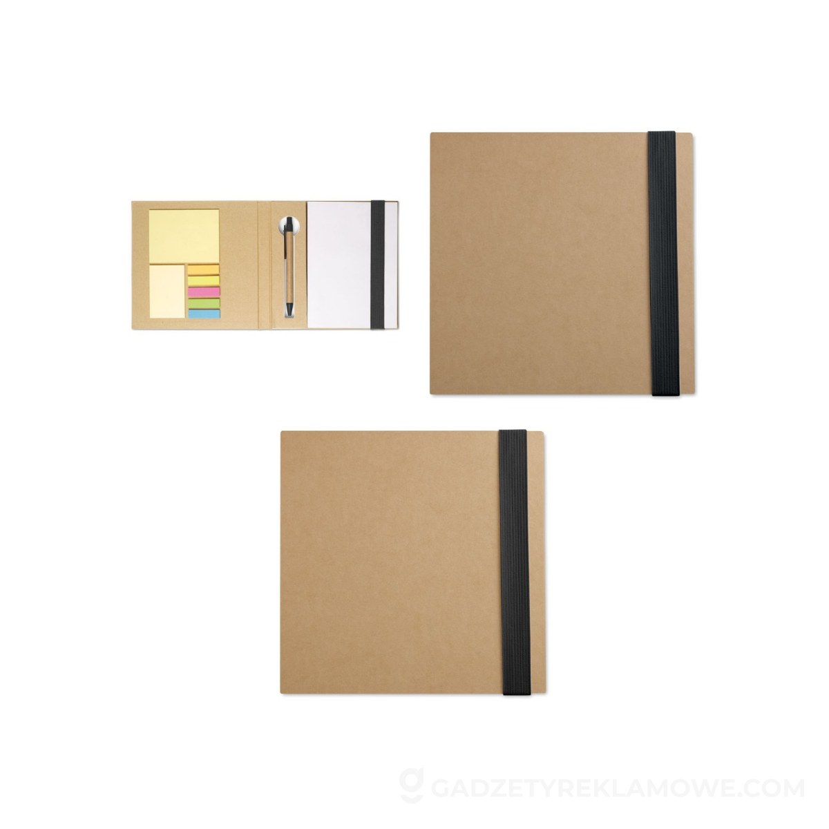 Eco Notes. QUINCY - czarne