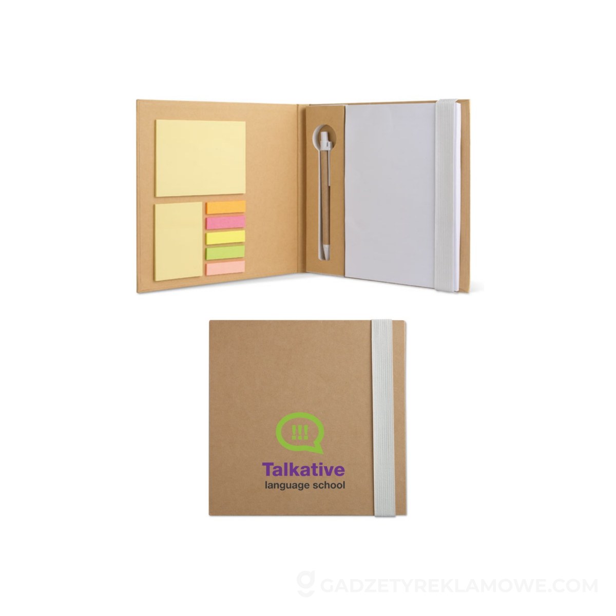 Eco Notes. QUINCY - białe