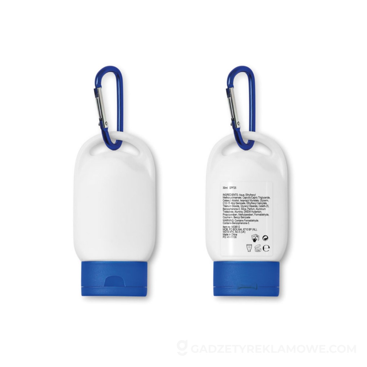 Gadżety reklamowe Andrychów 5 Krem do opalania SUNCARE - niebieski