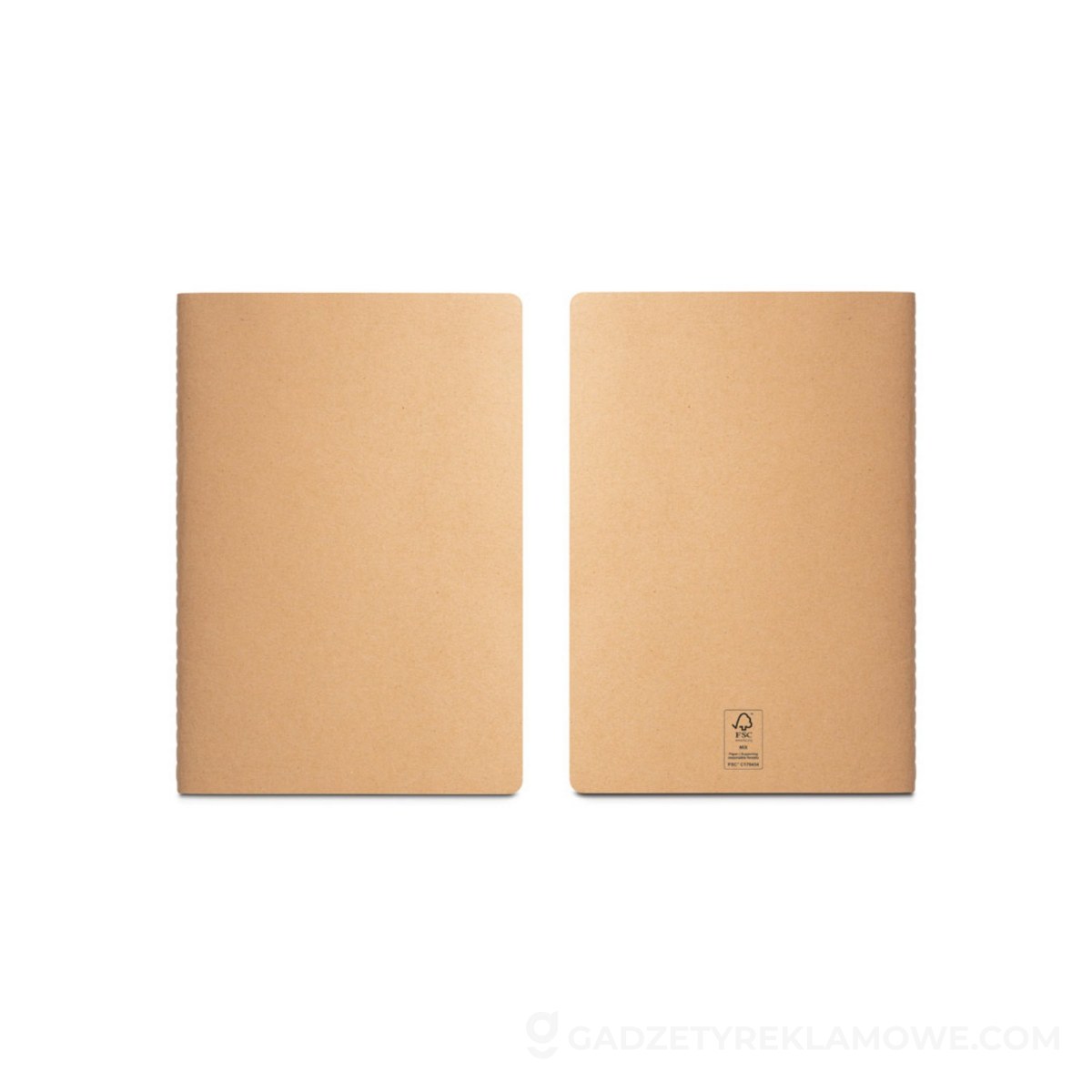 STR-93273-160-wariantu-watermark ALCOTT A5. Notes A5 w tekturowej okładce (250 g/m²) i zwykłe strony - Naturalne
