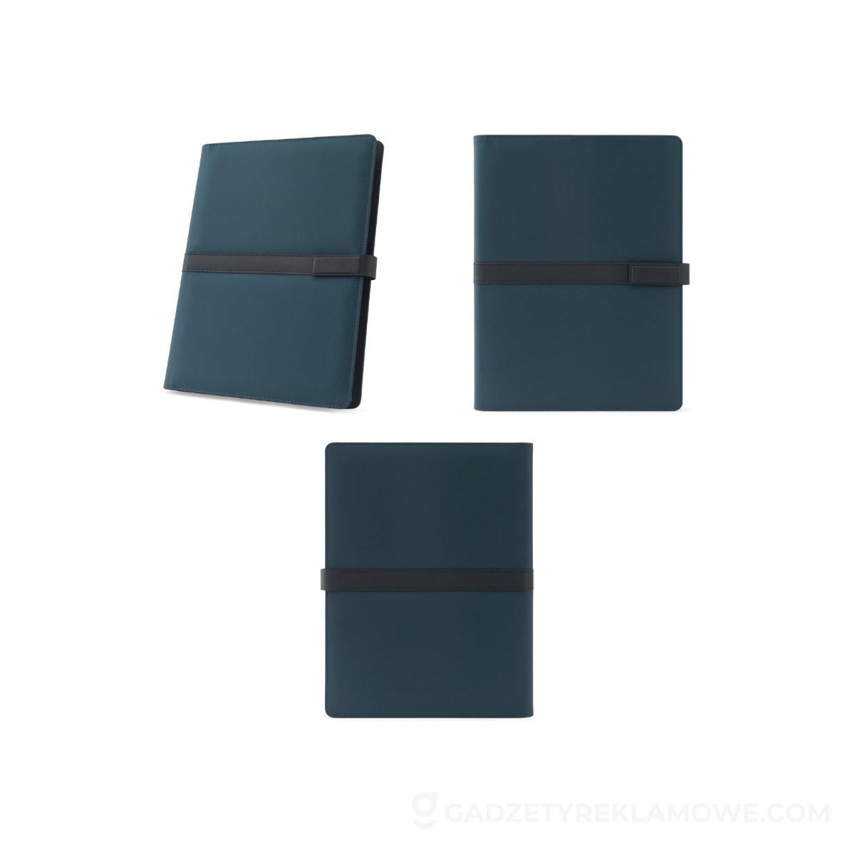 STR-93656-104-wariantu-watermark Teczka konferencyjna Sanderson Folder z notesem - Granatowy
