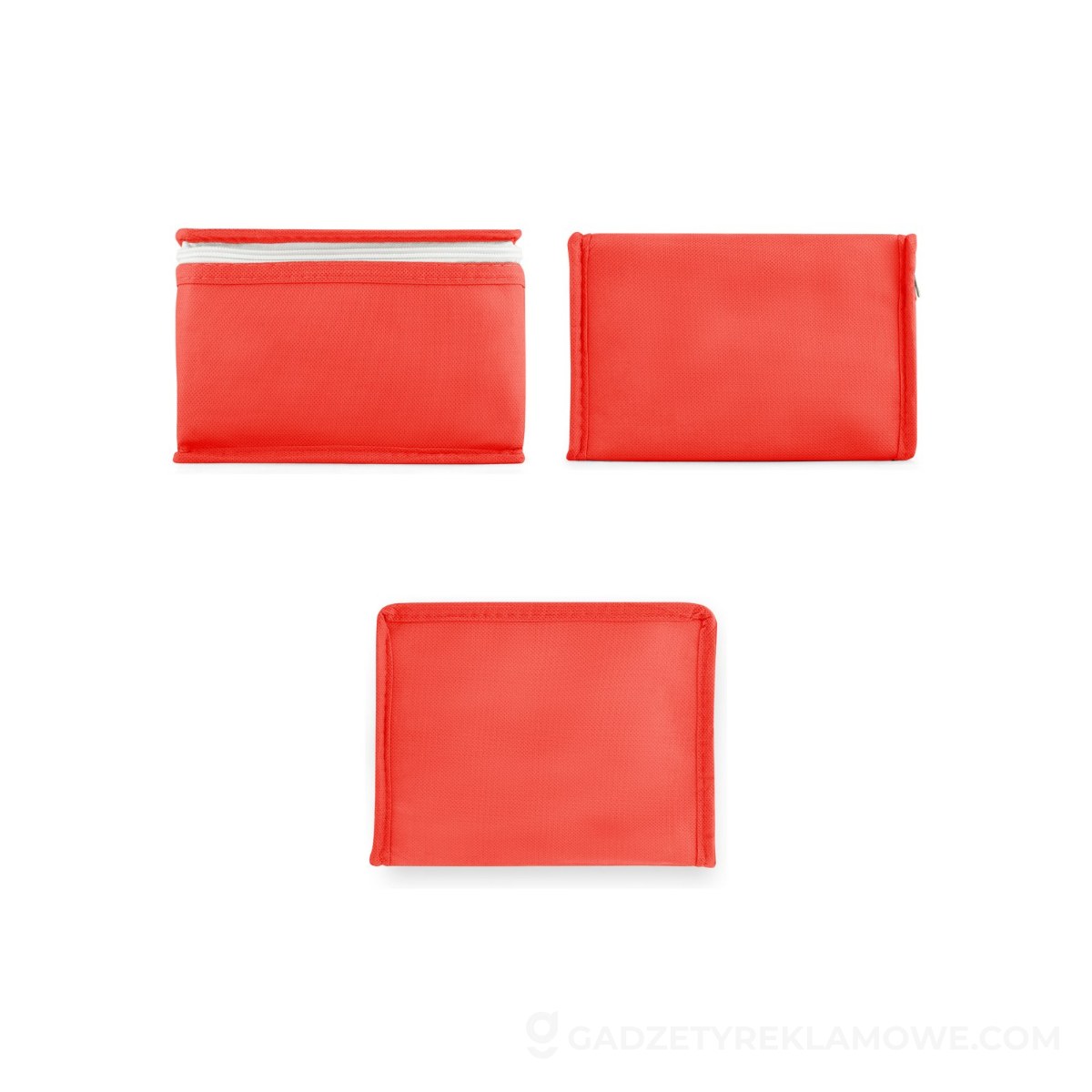 IZMIR. Torba termoizolacyjna 3 L z non-woven (80 g/m²) - Czerwona