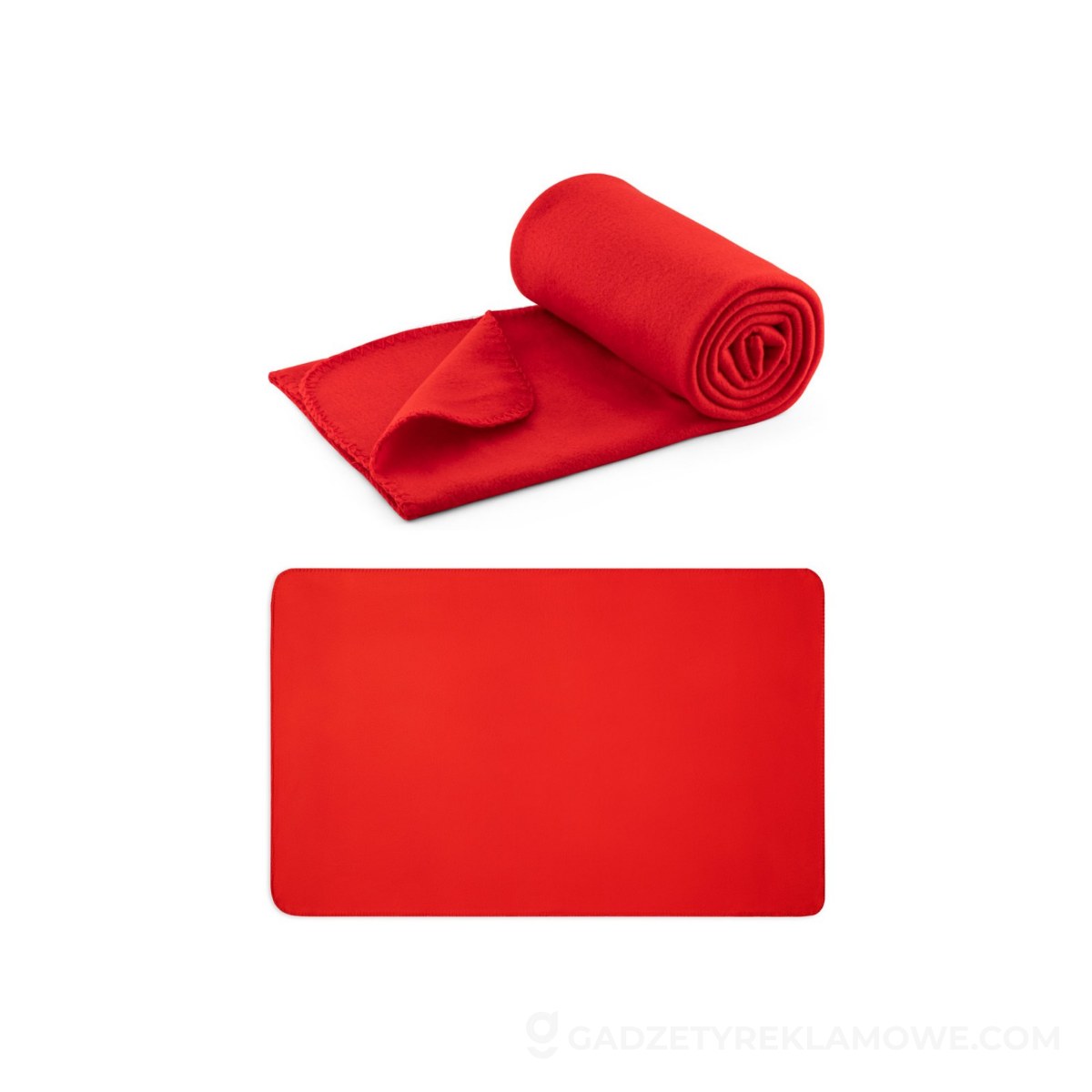 SULENA. Koc polarowy (180 g/m²) - Czerwony