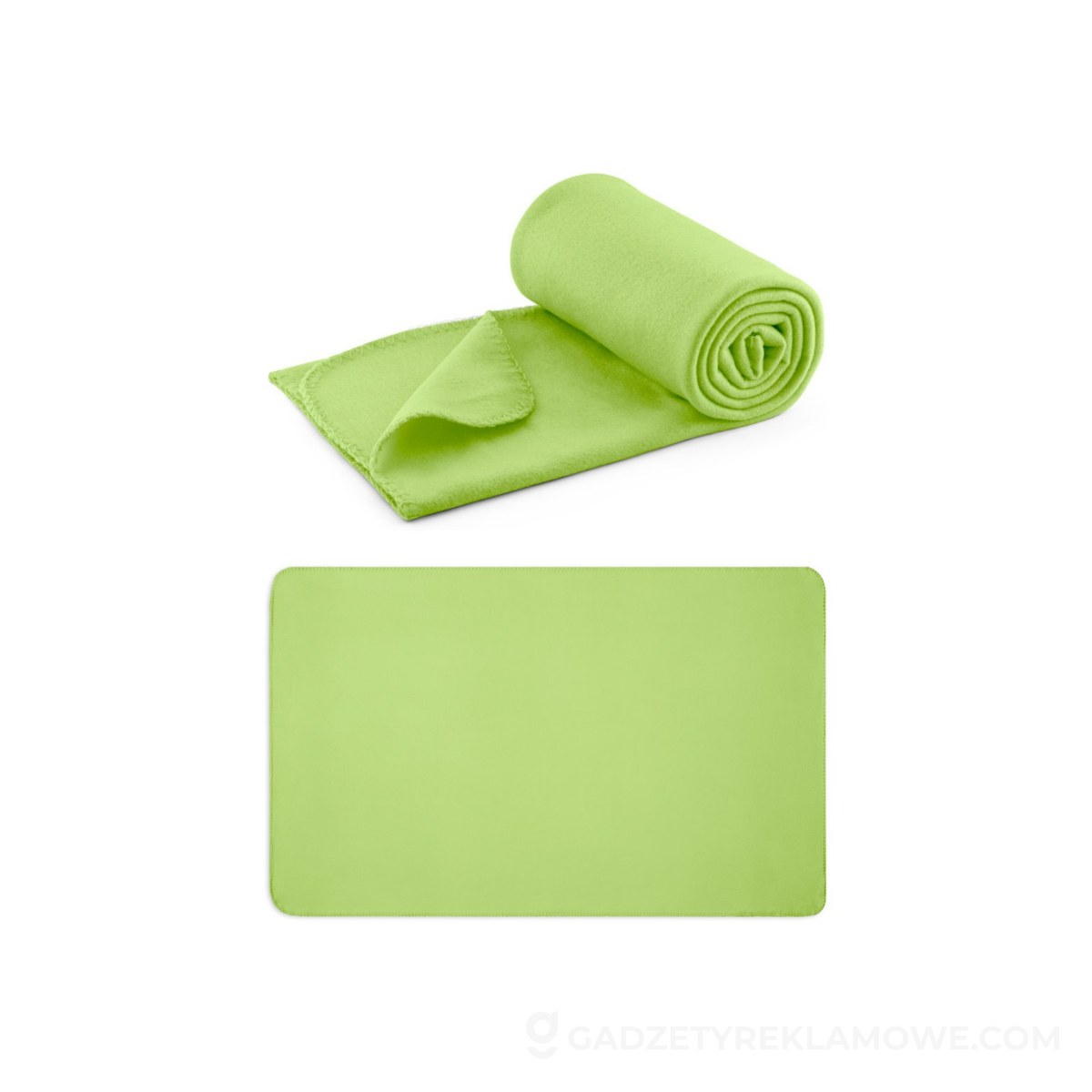 SULENA. Koc polarowy (180 g/m²) - Jasno zielony