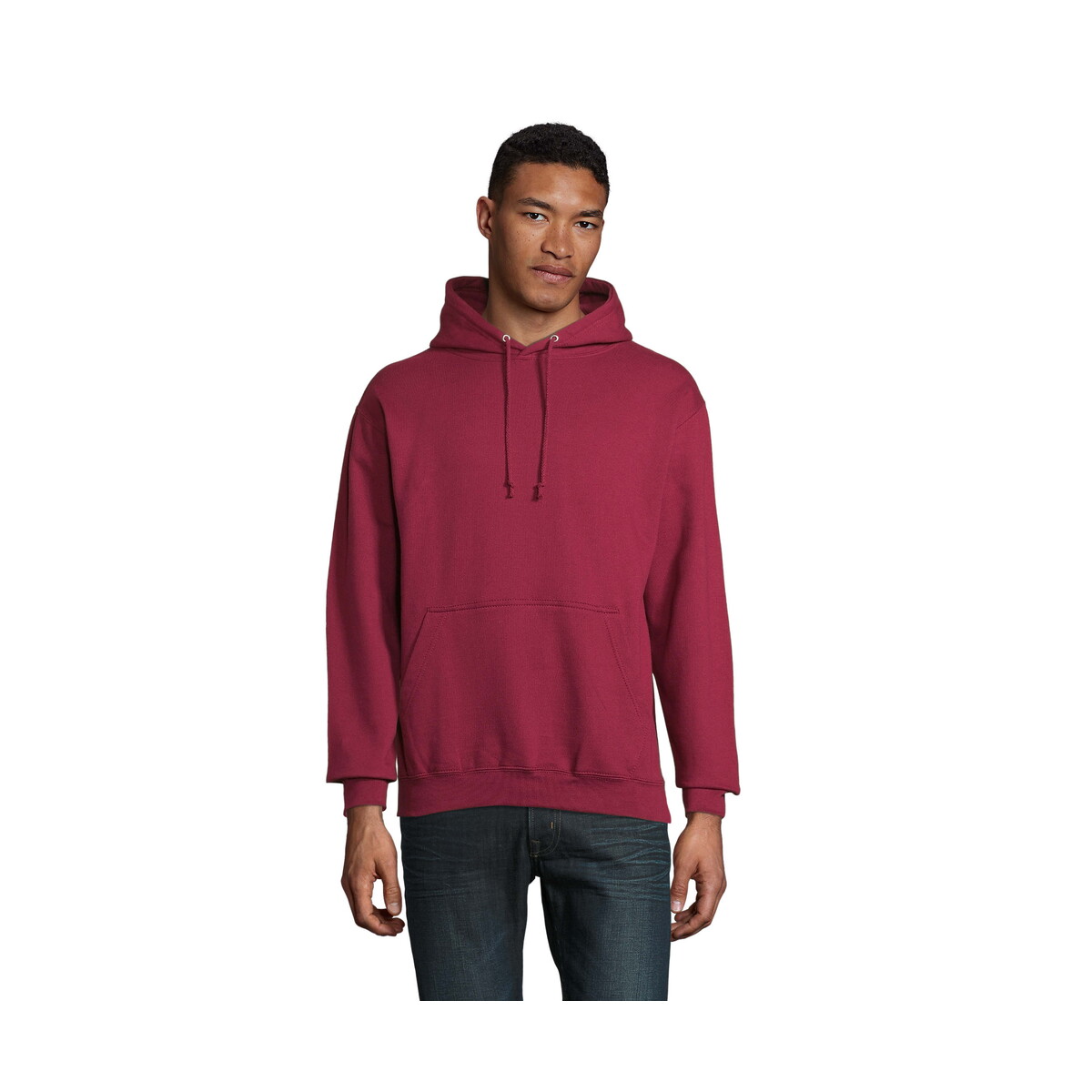 Bluzy z logo – condor uni bluza z kapturem condor – burgundowa – xxl s03815-bg CONDOR Uni Bluza z kapturem CONDOR - Burgundowa - XXL s03815-bg