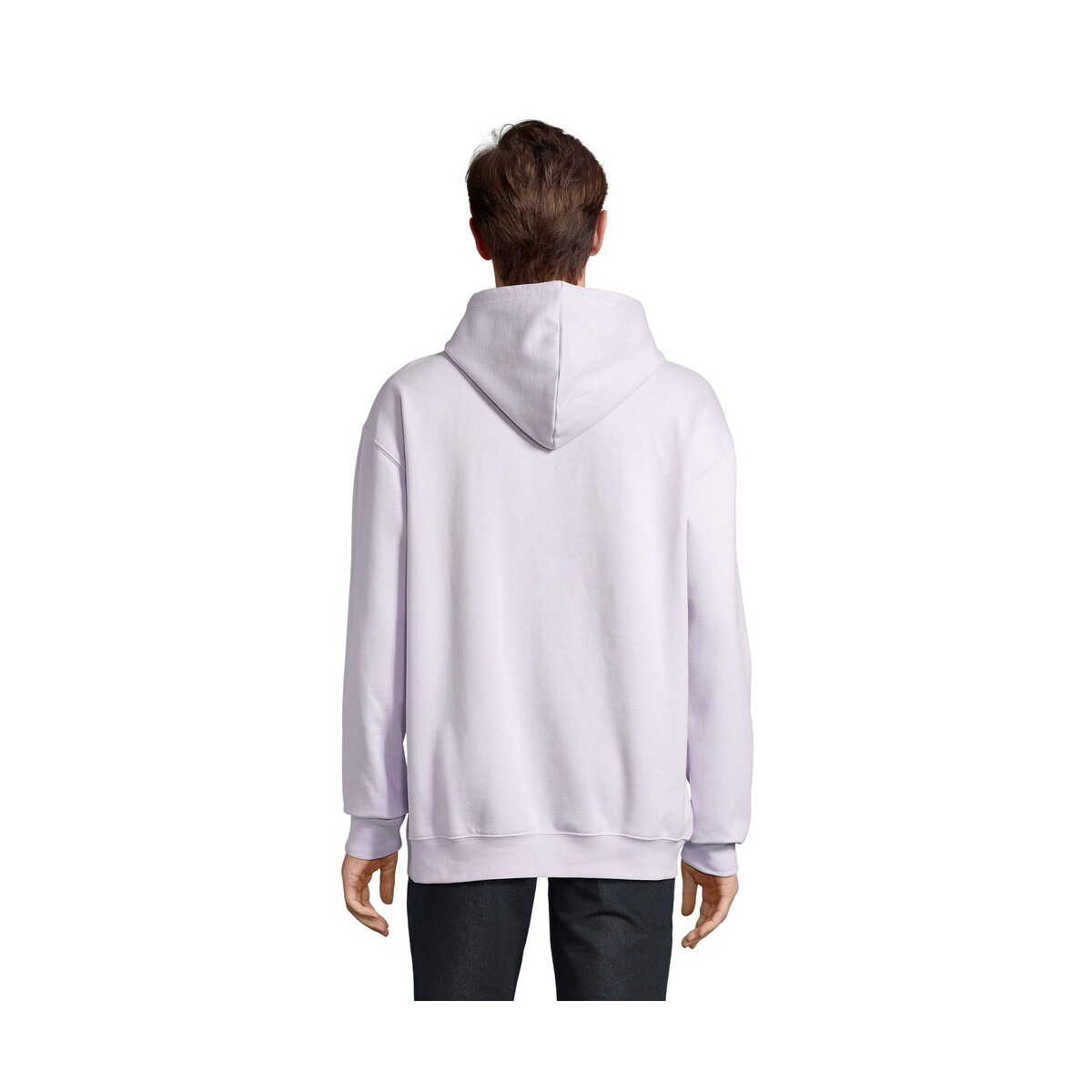 Bluzy z logo – condor uni bluza z kapturem condor – liliowa – s s03815-ll-back CONDOR Uni Bluza z kapturem CONDOR - Liliowa - S s03815-ll-back