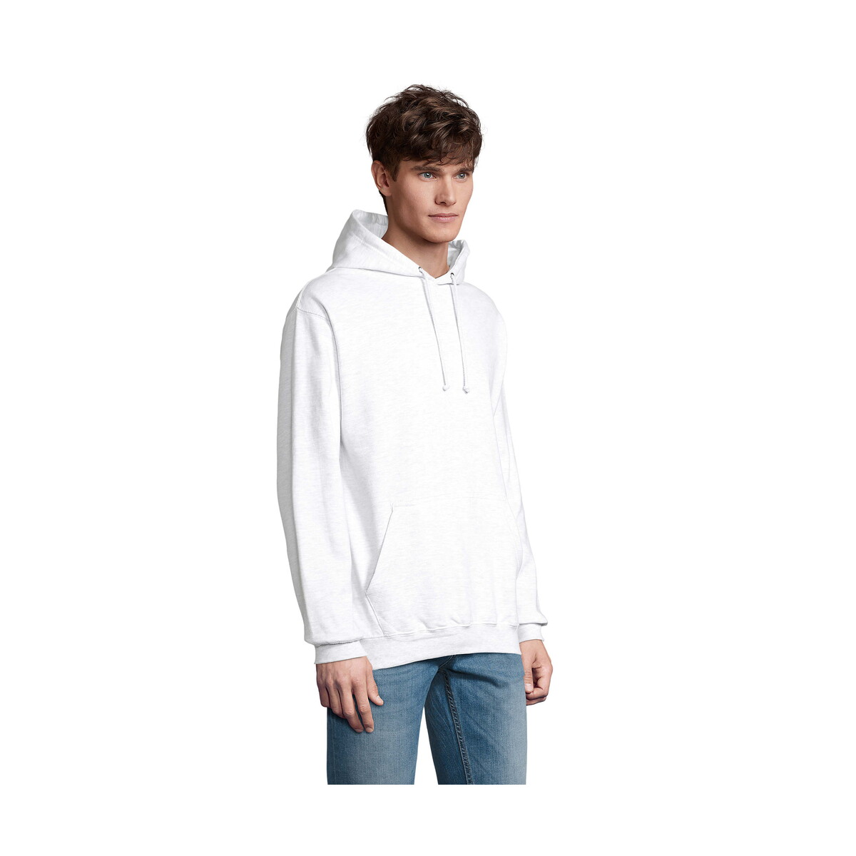 Bluzy z logo – condor uni bluza z kapturem condor – popielata – xxl s03815-as-side CONDOR Uni Bluza z kapturem CONDOR - Popielata - XXL s03815-as-side